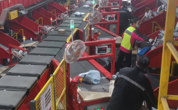 快递包裹分拣机,快递分拣机,体积测量DWS设备